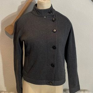 Women's Charcoal Button-Up Jacket